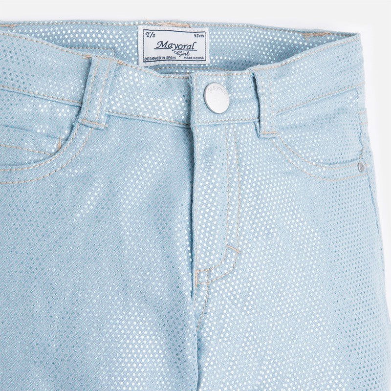 Mayoral 3259-5 Spodnie Rybaczki dziewczęce niebieskie -  - #tag1# - #tag2# - #tag3# - #tag4#