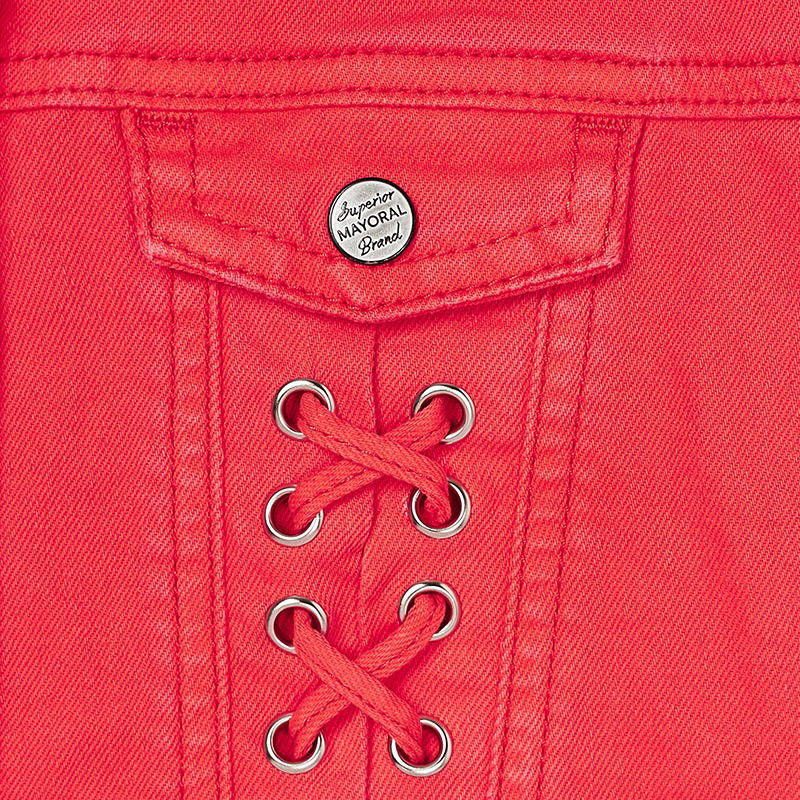 Mayoral 3407-17 Kurtka dziewczęca kolor czerwony -  - #tag1# - #tag2# - #tag3# - #tag4#