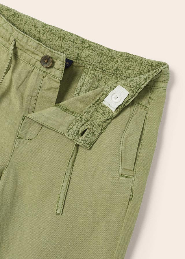 Mayoral 3512-68 Spodnie lniane chłopiec kolor kiwi -  - #tag1# - #tag2# - #tag3# - #tag4#