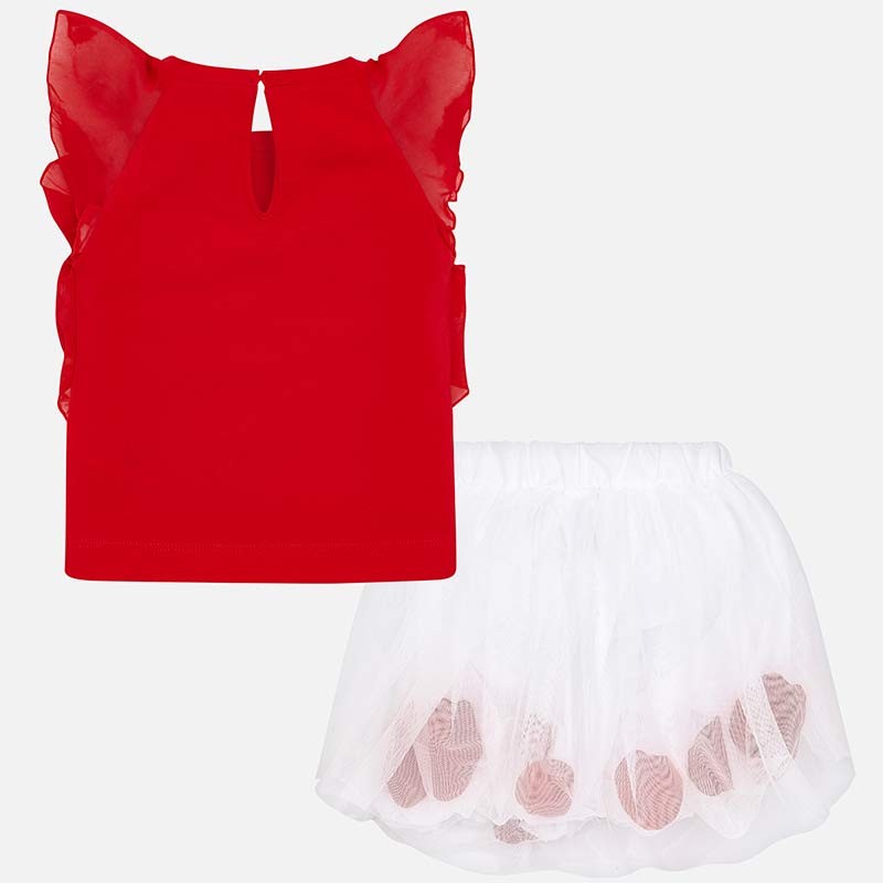 Mayoral 3955-37 Komplet dziewczęcy kolor czerwony -  - #tag1# - #tag2# - #tag3# - #tag4#