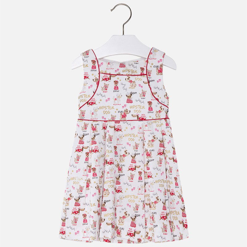 Mayoral 3960-62 Sukienka dziewczęca kolor czerwony -  - #tag1# - #tag2# - #tag3# - #tag4#