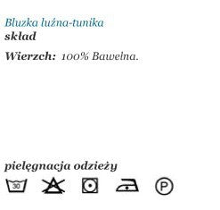 Mayoral 4152-48 Bluzka luźna jeans  kolor Ciemny -  - #tag1# - #tag2# - #tag3# - #tag4#