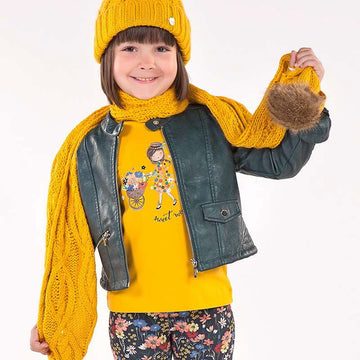 Mayoral 4490-73 Kurtka ekoskóra dziewczęca zielona -  - #tag1# - #tag2# - #tag3# - #tag4#