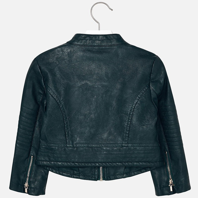 Mayoral 4490-73 Kurtka ekoskóra dziewczęca zielona -  - #tag1# - #tag2# - #tag3# - #tag4#