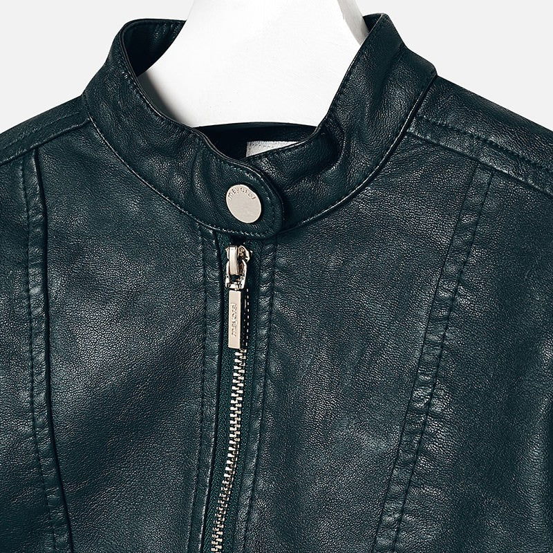 Mayoral 4490-73 Kurtka ekoskóra dziewczęca zielona -  - #tag1# - #tag2# - #tag3# - #tag4#