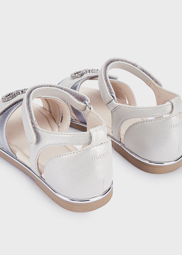 Mayoral 45443-11 Sandały dla dziewczynki kolor srebrny -  - #tag1# - #tag2# - #tag3# - #tag4#