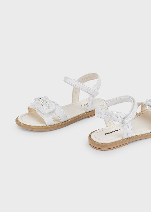 Mayoral 45447-23 Sandały z koralikami dziewczynka kolor whitemetal -  - #tag1# - #tag2# - #tag3# - #tag4#