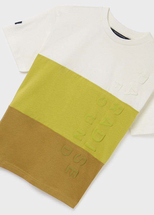 Mayoral 6075-14 Koszulka z krótkim rękawem chłopiec kolor siarka -  - #tag1# - #tag2# - #tag3# - #tag4#