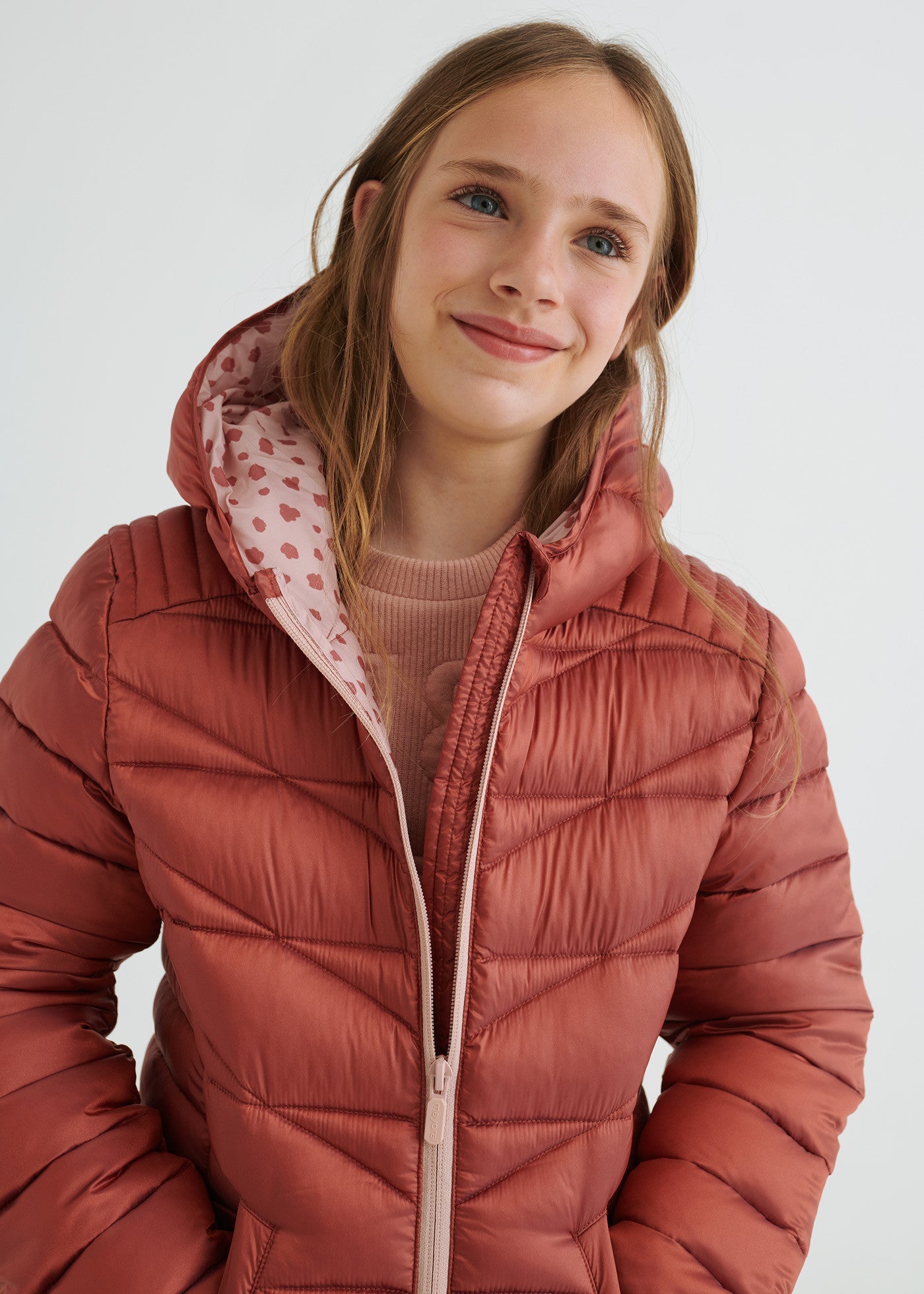 Mayoral 7487-57 Kurtka przejściowa dziewczęca kolor masala -  - #tag1# - #tag2# - #tag3# - #tag4#