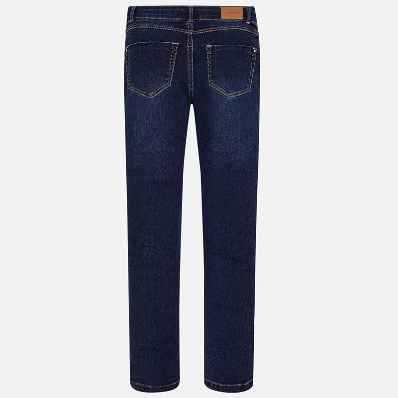 Mayoral 7538-17 Spodnie dziewczęce kolor Ciemny granat -  - #tag1# - #tag2# - #tag3# - #tag4#