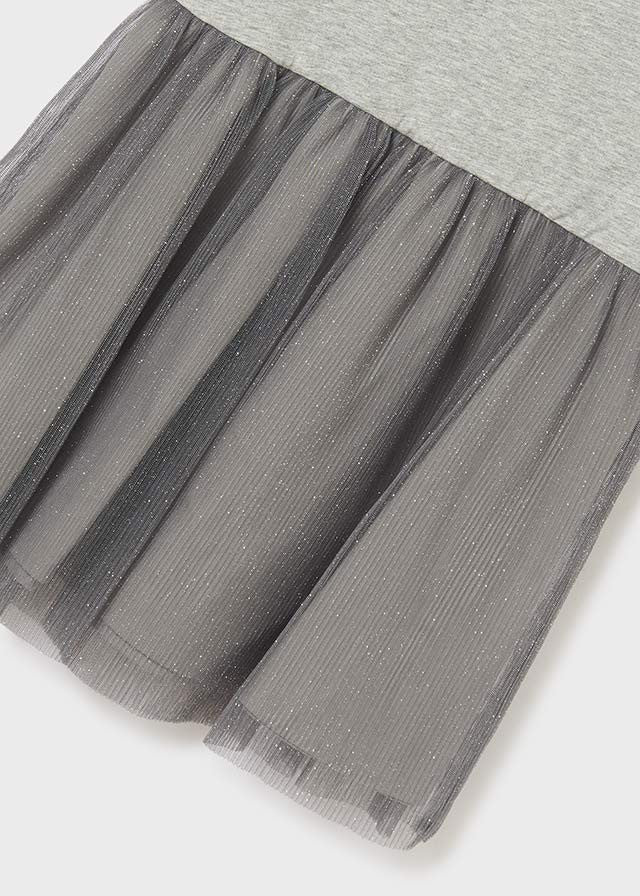 Mayoral 7936-94 Sukienka łączona dziewczęca kolor szary vigo -  - #tag1# - #tag2# - #tag3# - #tag4#