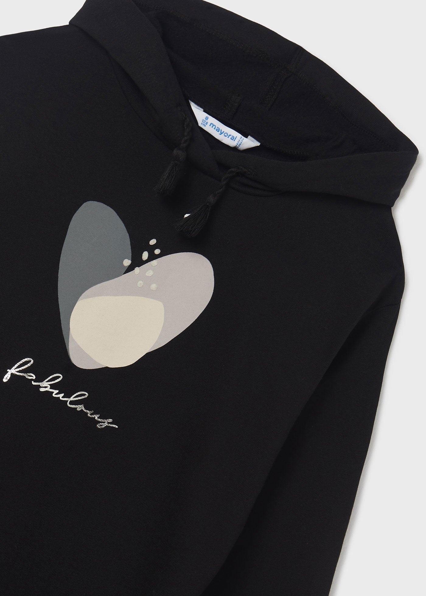 Mayoral 7939-22 Sukienka z kapturem dziewczęca kolor czarny -  - #tag1# - #tag2# - #tag3# - #tag4#