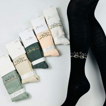 Schwarze, mit Pailletten duftende Strumpfhose für Mädchen Pier Lone 1636-30924