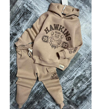 2-teiliger Trainingsanzug, Sweatshirt und Hose, Cappuccino, für Jungen, Kocak 1186-71024