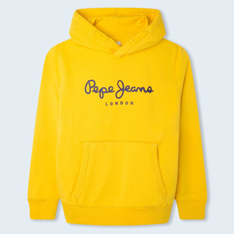 Pepe Jeans Bluza z kapturem GEORGIE HOODIE junior chłopak PB581416-043 żółty -  - #tag1# - #tag2# - #tag3# - #tag4#