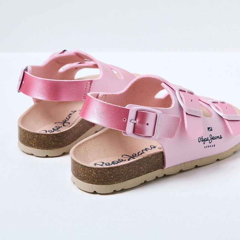 Pepe Jeans Sandały BIO CORP GIRL K junior girl PGS90186-325 różowy -  - #tag1# - #tag2# - #tag3# - #tag4#