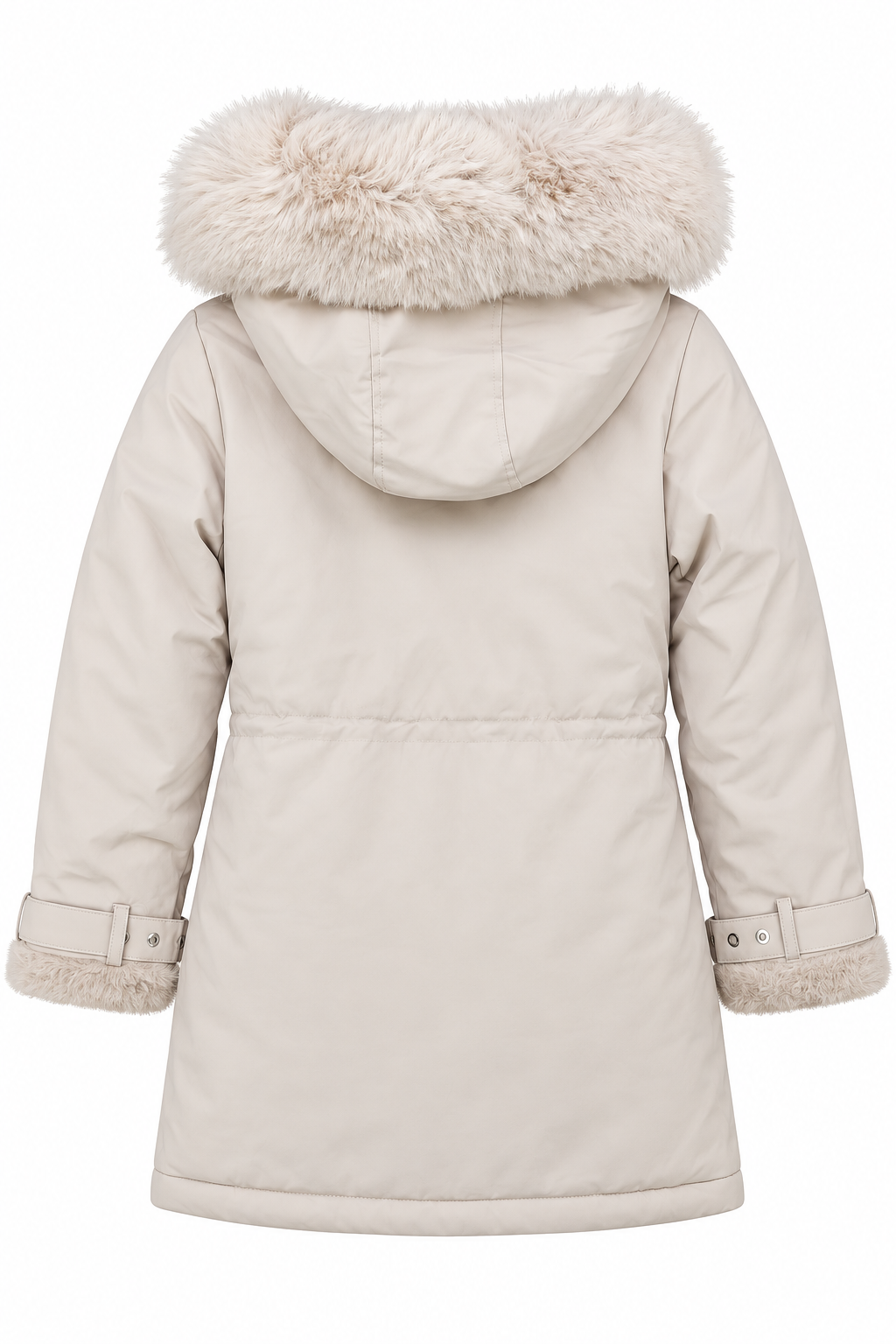 Beige Winterparka für Mädchen Happy House KK-2245-211024
