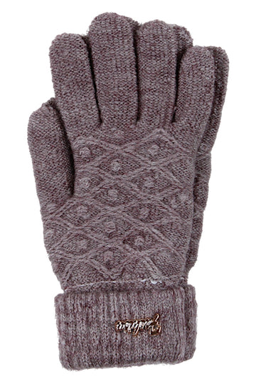 Mädchen braune Handschuhe Euro Gloves B-84-91025-4