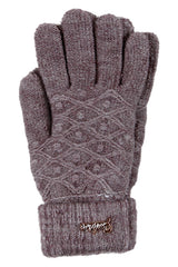 Mädchen braune Handschuhe Euro Gloves B-84-91025-4