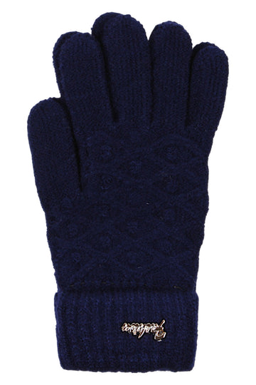 Mädchenhandschuhe, marineblau, Euro Gloves B-84-91025-23