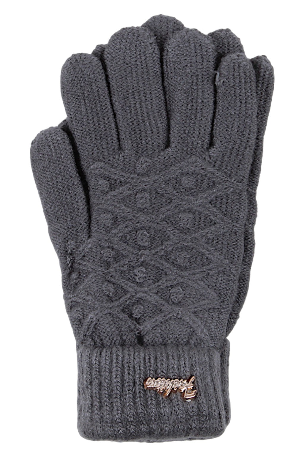 Mädchenhandschuhe grau Euro Gloves B-84-91025-42