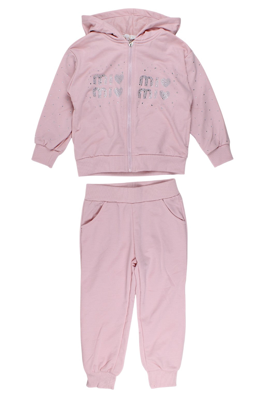 Mädchen-Trainingsanzug-Set in Rosa BBW BBW-1154-6825-40