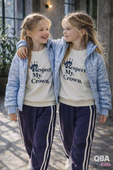 Kurtka bomberka dziewczęca niebieska Qbakids 3156-25226