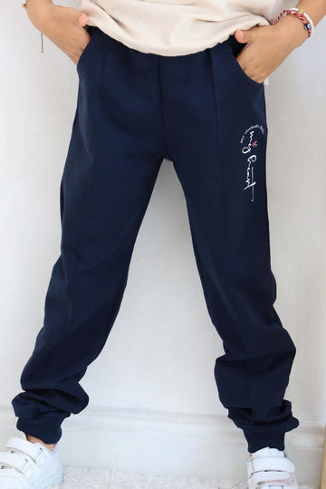 Marineblaue Breeze Jogginghose für Mädchen 21532-12925