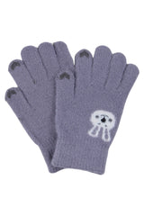 Lila Mädchenhandschuhe Euro Gloves D-229-91025