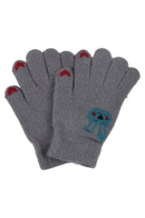 Graue Mädchenhandschuhe Euro Gloves D-229-91025
