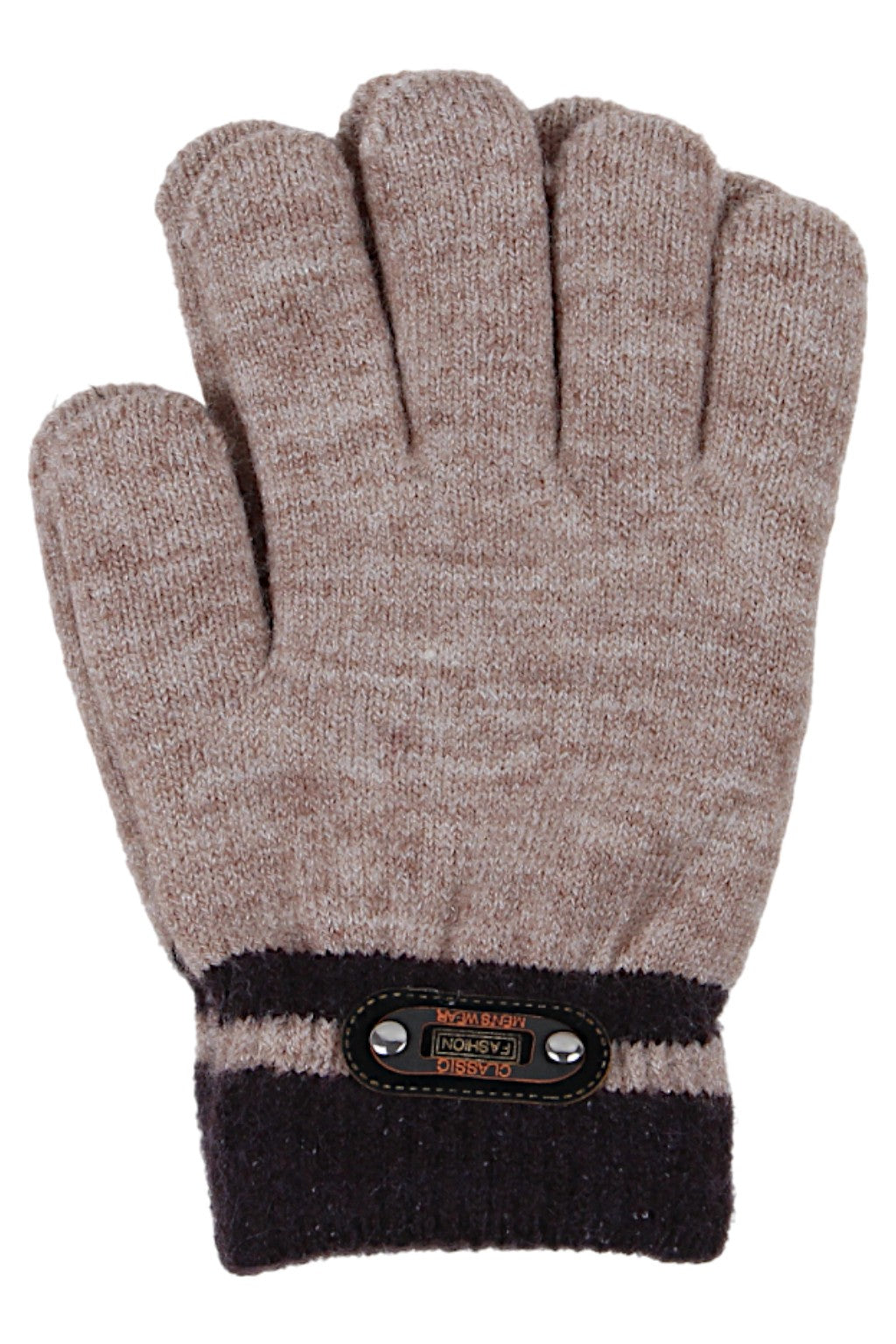 Klassische Handschuhe für Jungen, beige, Euro Gloves D-298-91025