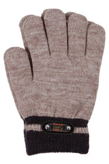 Klassische Handschuhe für Jungen, beige, Euro Gloves D-298-91025