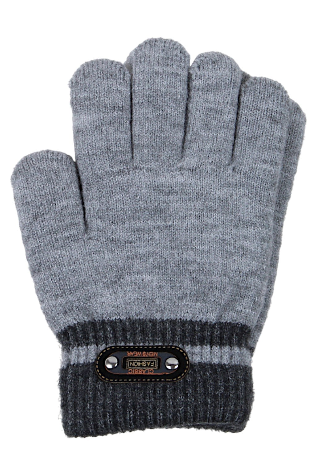 Klassische Jungenhandschuhe, Grau, Euro Gloves D-298-91025