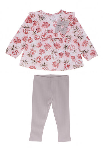 Set mit Leggings für Mädchen, rosa, Deco G151785-16725