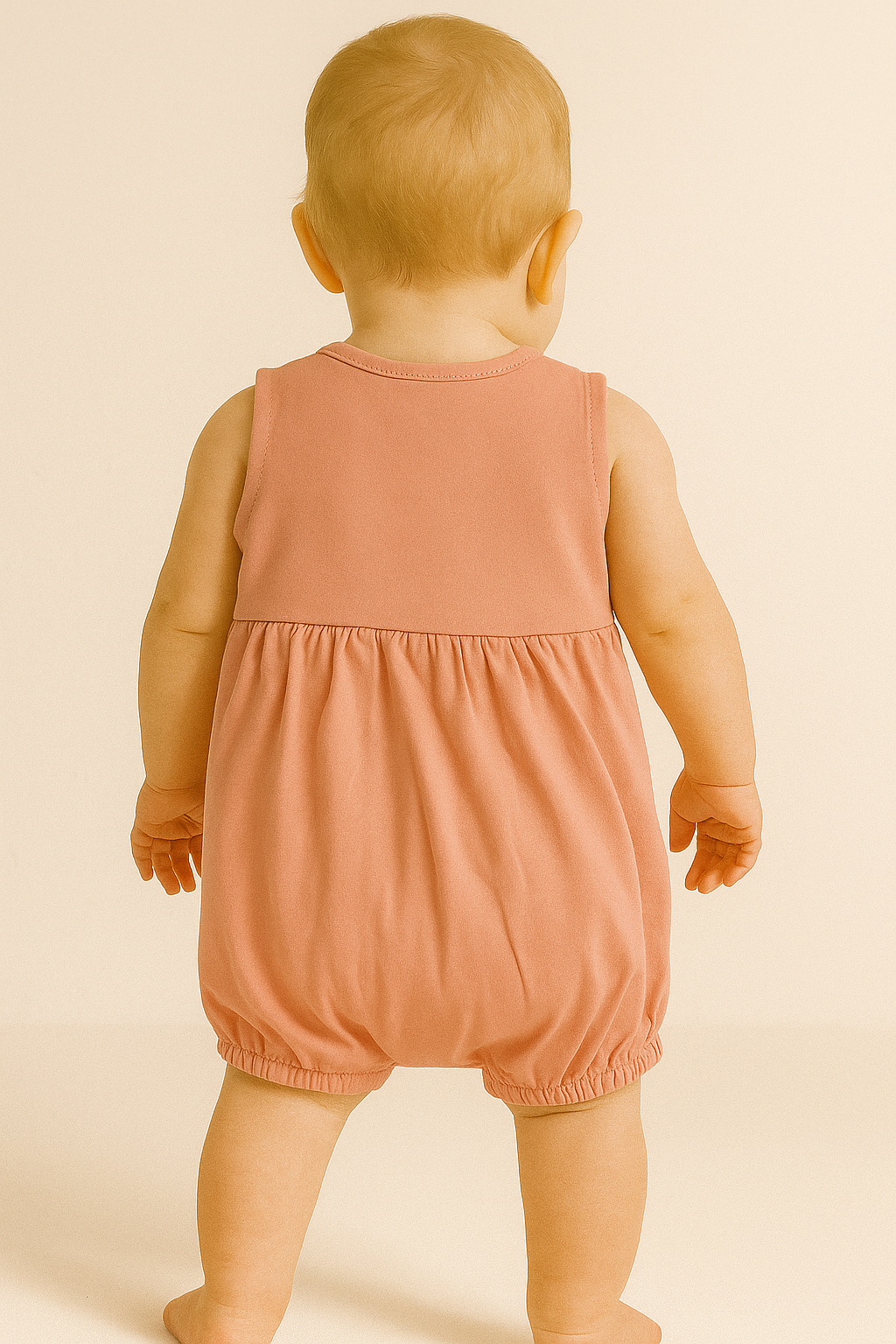 Rosa Baumwoll-Strampler für Mädchen Hoppala H-4166-5625-40