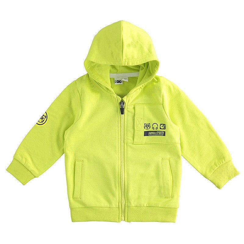 iDO 44205 Bluza rozsuwana dla chłopca kolor limonka -  - #tag1# - #tag2# - #tag3# - #tag4#