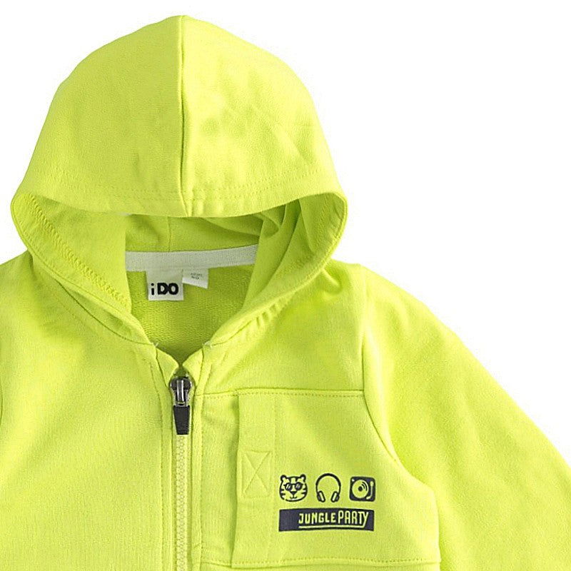 iDO 44205 Bluza rozsuwana dla chłopca kolor limonka -  - #tag1# - #tag2# - #tag3# - #tag4#