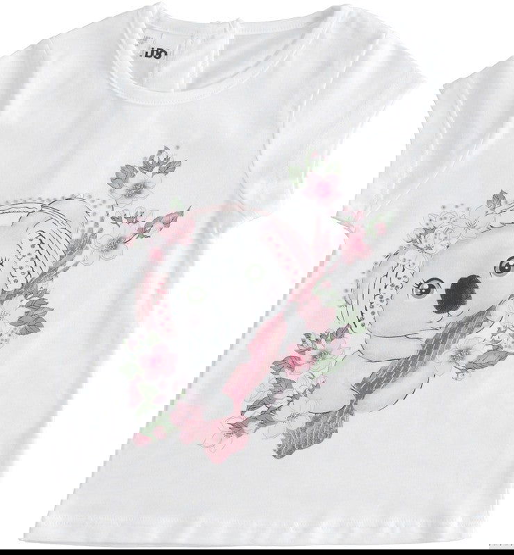 iDO 44301 Koszulka z krótkim rękawem dla dziewczynki kolor biały -  - #tag1# - #tag2# - #tag3# - #tag4#