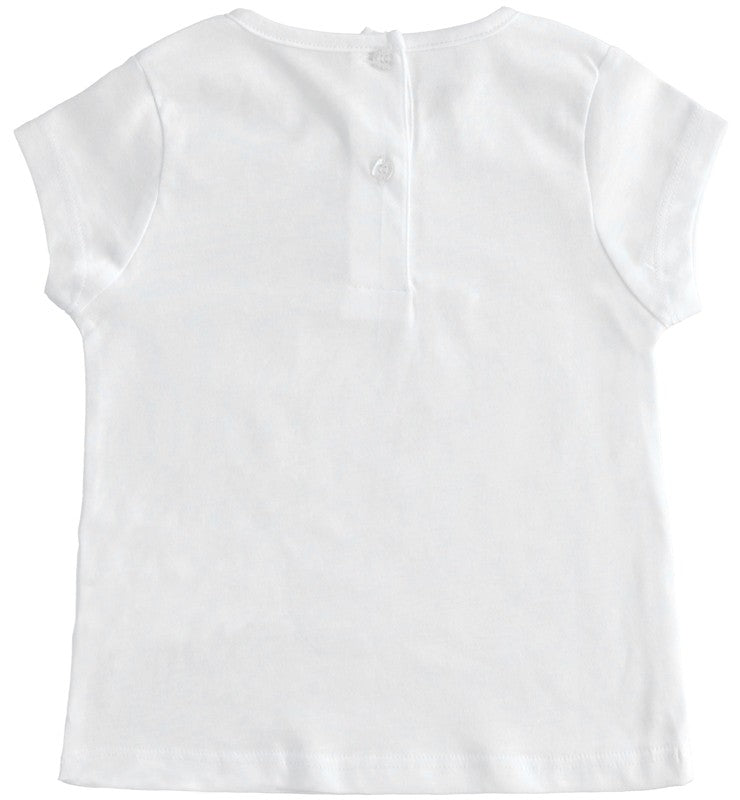 iDO 44301 Koszulka z krótkim rękawem dla dziewczynki kolor biały -  - #tag1# - #tag2# - #tag3# - #tag4#