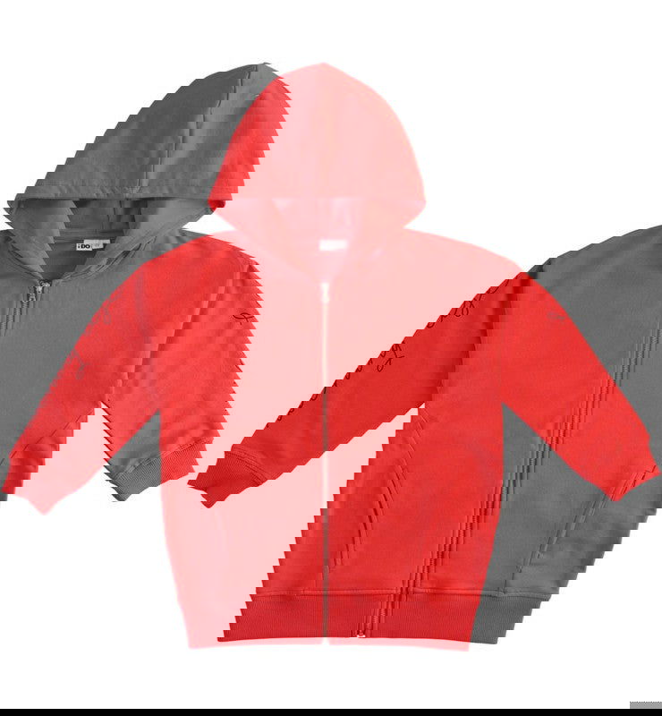 iDO 44493 Bluza z kapturem dla dziewczynki kolor koral -  - #tag1# - #tag2# - #tag3# - #tag4#