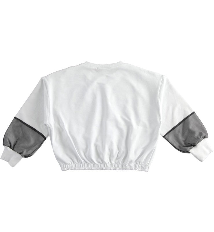 iDO 44494 Bluza dla dziewczynki kolor biały -  - #tag1# - #tag2# - #tag3# - #tag4#