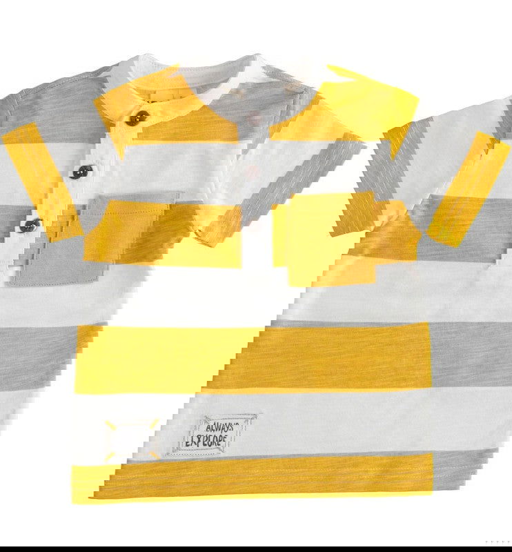 iDO 44671 Koszulka polo dla chłopca kolor biało-pomarańczowy -  - #tag1# - #tag2# - #tag3# - #tag4#