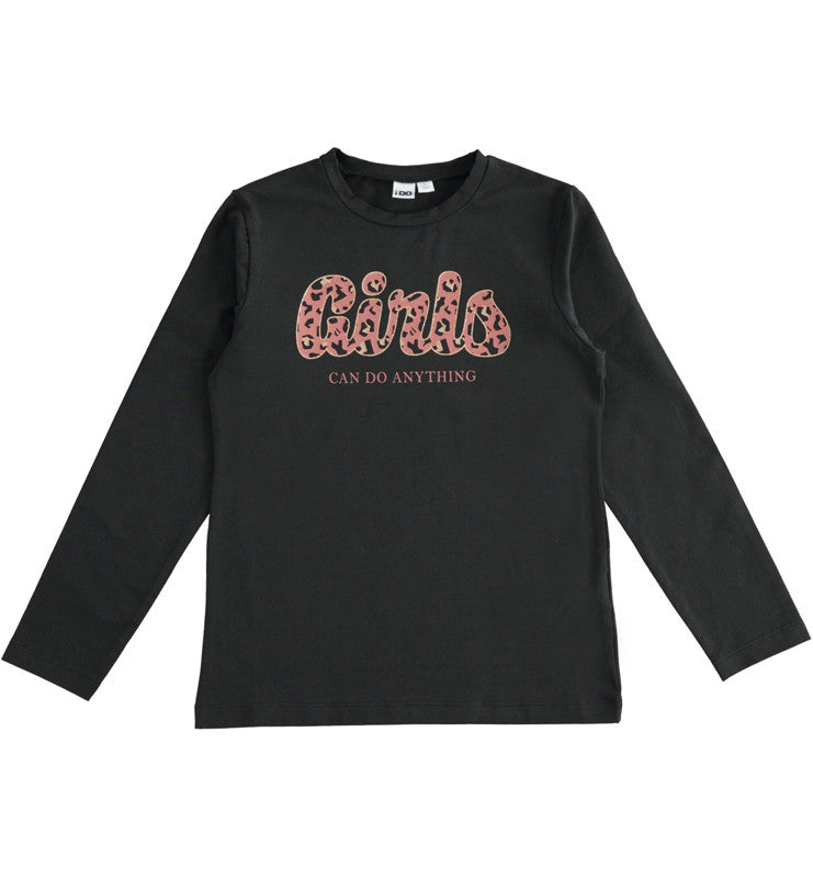 iDO 45871-0658 Bluzka dla dziewczynki kolor czarny -  - #tag1# - #tag2# - #tag3# - #tag4#