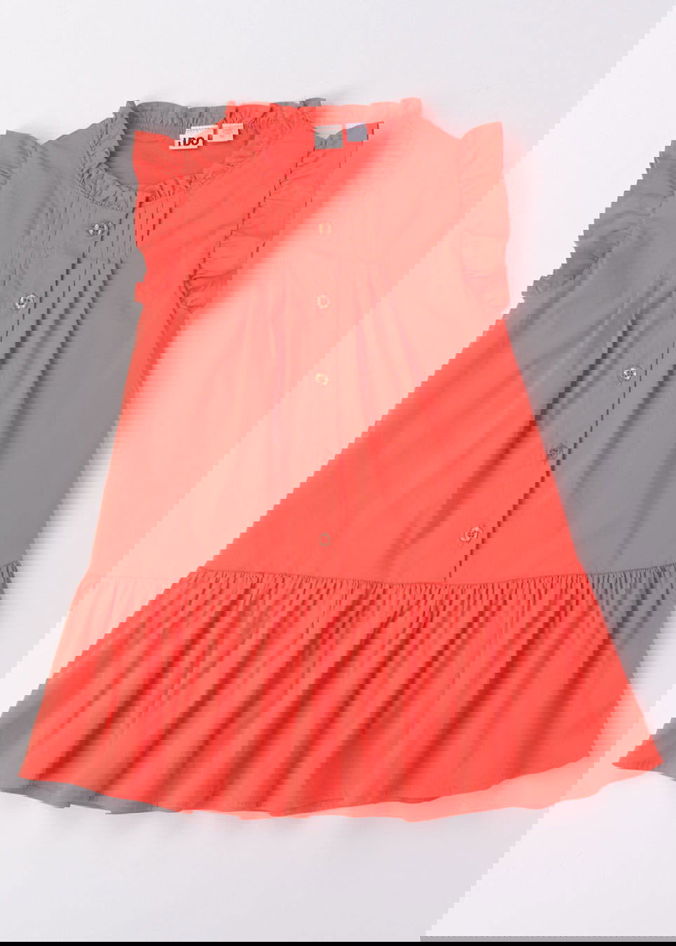 iDO 46307-2137 Sukienka bawełniana dziewczynka kolor koral -  - #tag1# - #tag2# - #tag3# - #tag4#