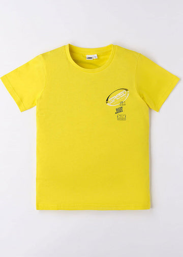 iDO 46405-1434 Koszulka krótki rękaw chłopiec kolor żółty -  - #tag1# - #tag2# - #tag3# - #tag4#