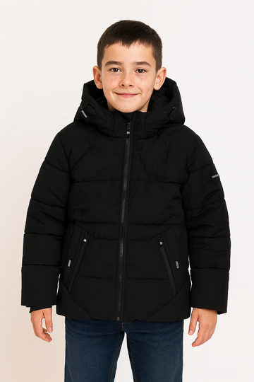 Winterjacke für Jungen, schwarz, Happy House KK1116-91025