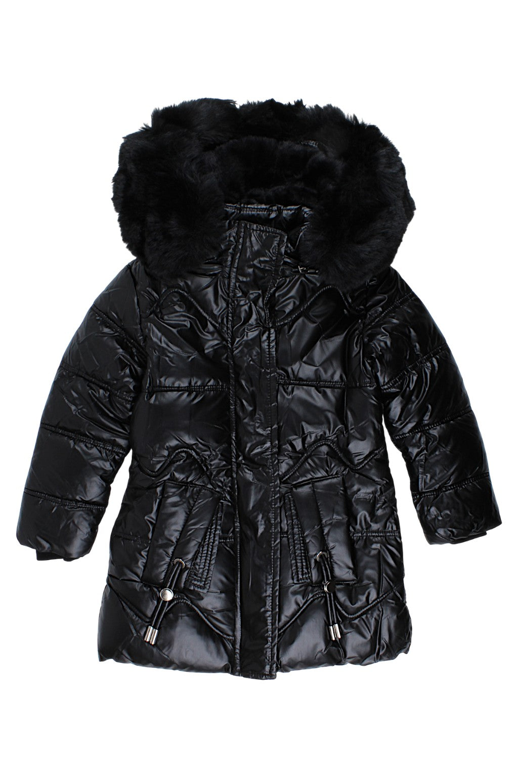 Happy House KK2264-27925 schwarze Winterjacke für Mädchen