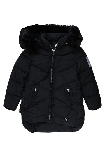 Happy House KK2309-27925 schwarze Winterjacke für Mädchen