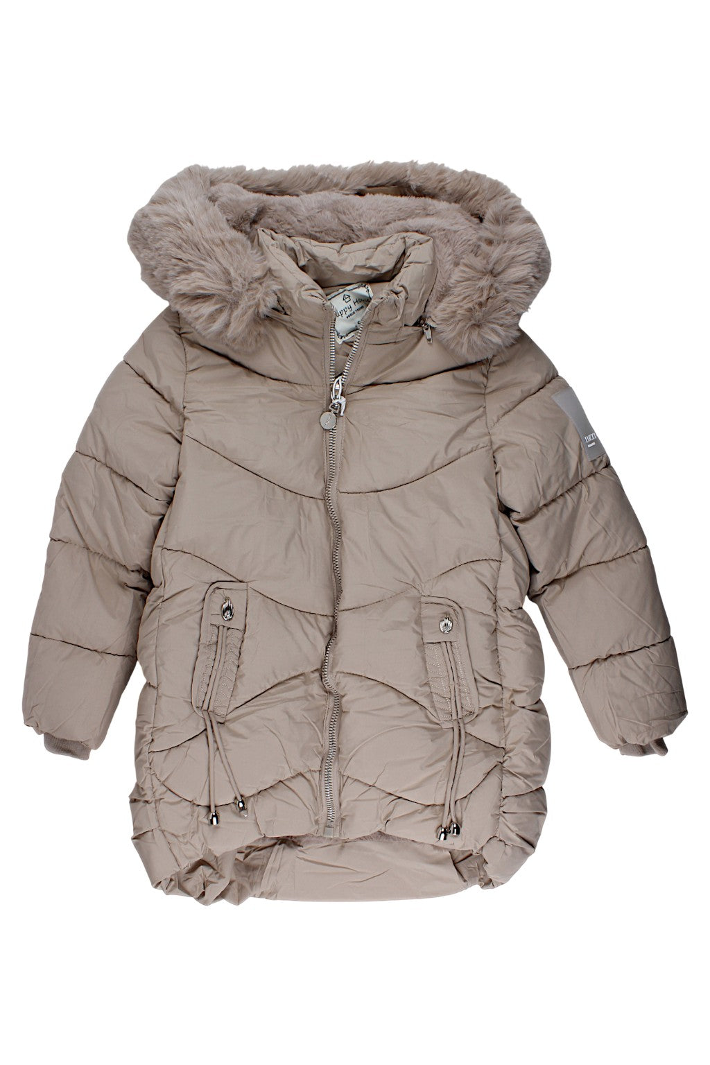 Beige Mädchen-Winterjacke Happy House KK2312-27925