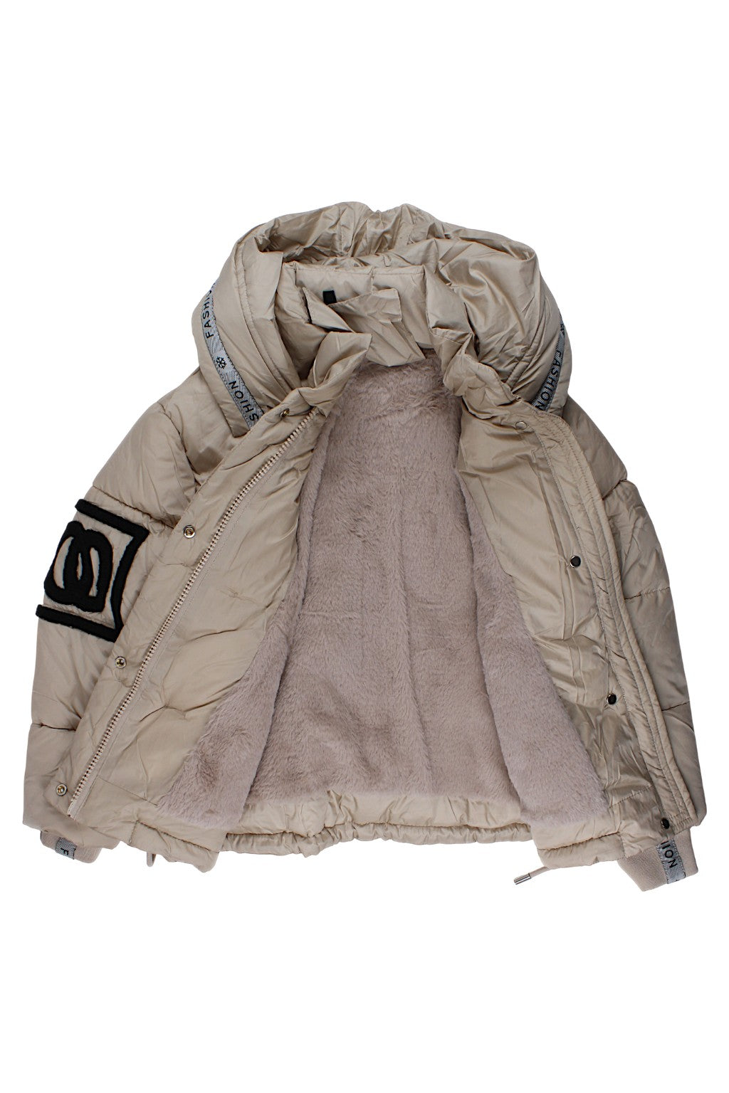 Beige Mädchen-Winterjacke Happy House KK2362-27925
